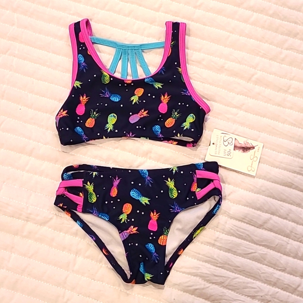 Jessica Simpson Toddler 2-Piece Bathing Suit